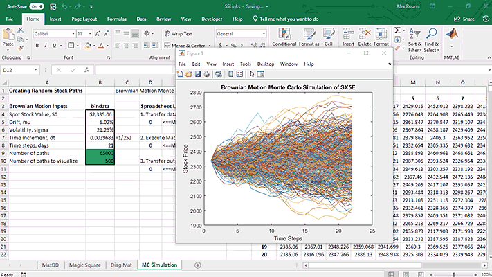 MATLAB Functions in Microsoft Excel
