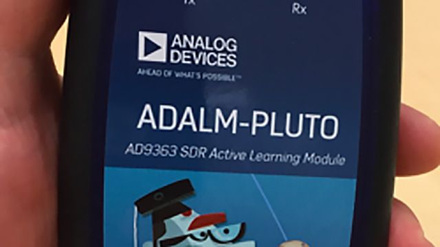 A mobile view of ADALM-PLUTO radio support from Communications Toolbox.