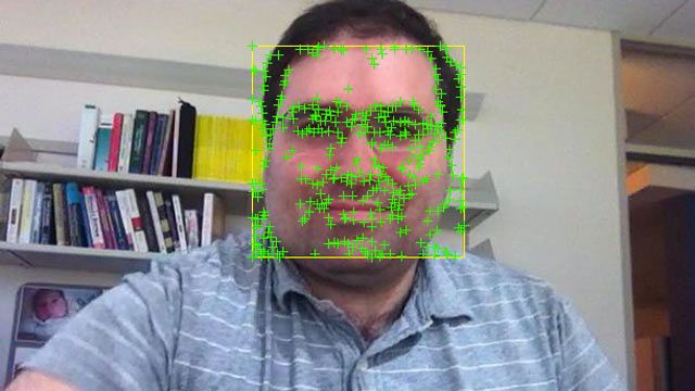 Face Detection and Tracking Using the KLT Algorithm