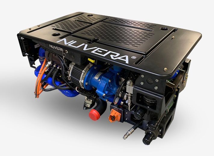 Photo of the Nuvera fuel cell. 