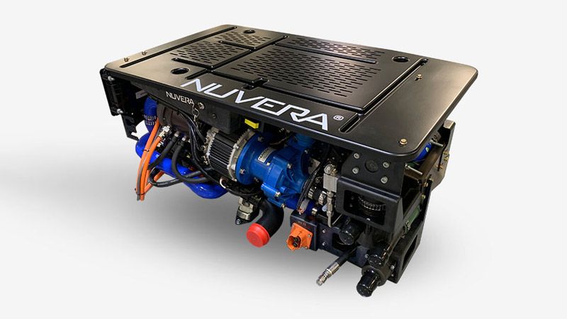 Hydrogen fuel cell designed by Nuvera
