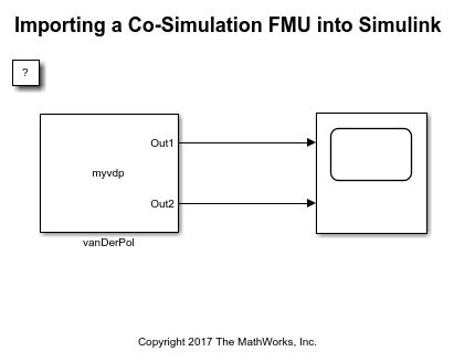 Import Co-Simulation FMU into Simulink