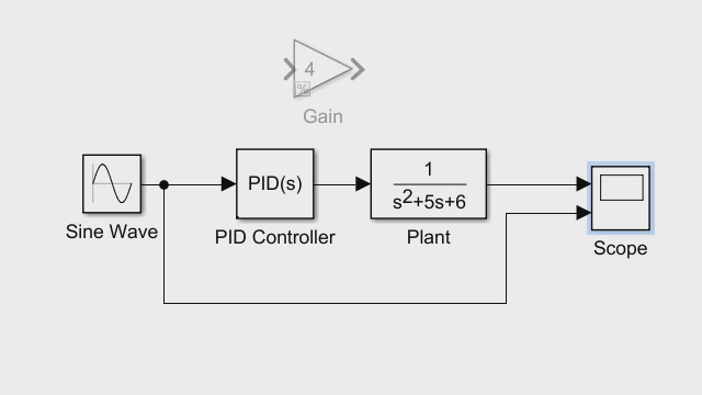 Explore how to create a plant control model using Simulink. The example walks you through how to create both open- and closed-loop systems.