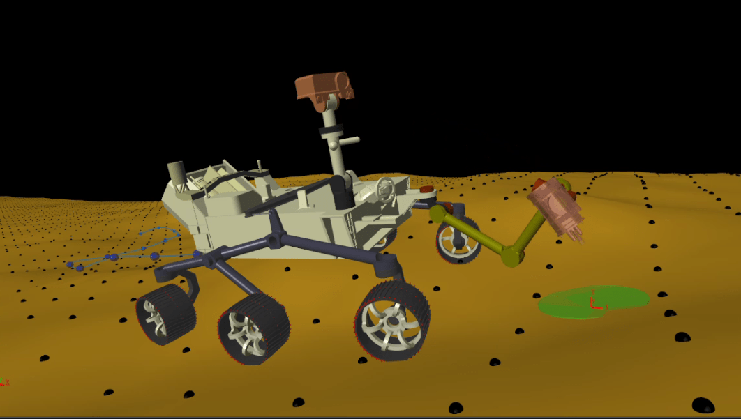 Modeling and Control of a Mars Rover